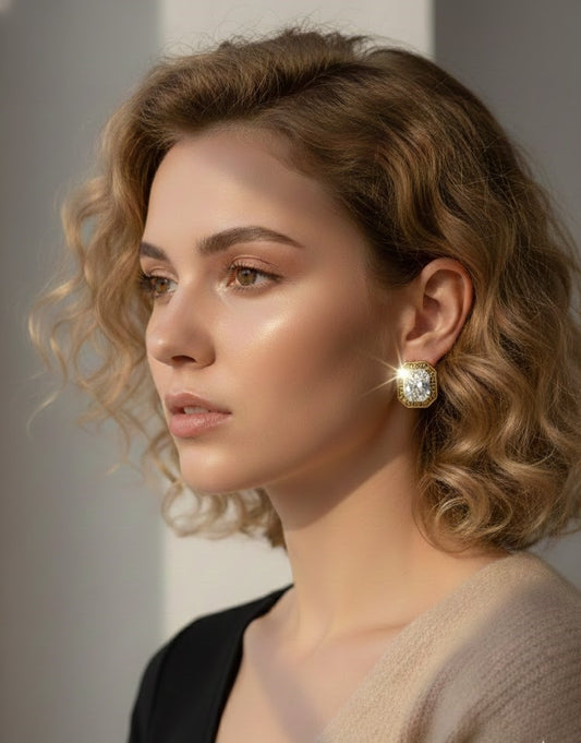 Radiant Empire Studs – Crystal Grecian Luxury